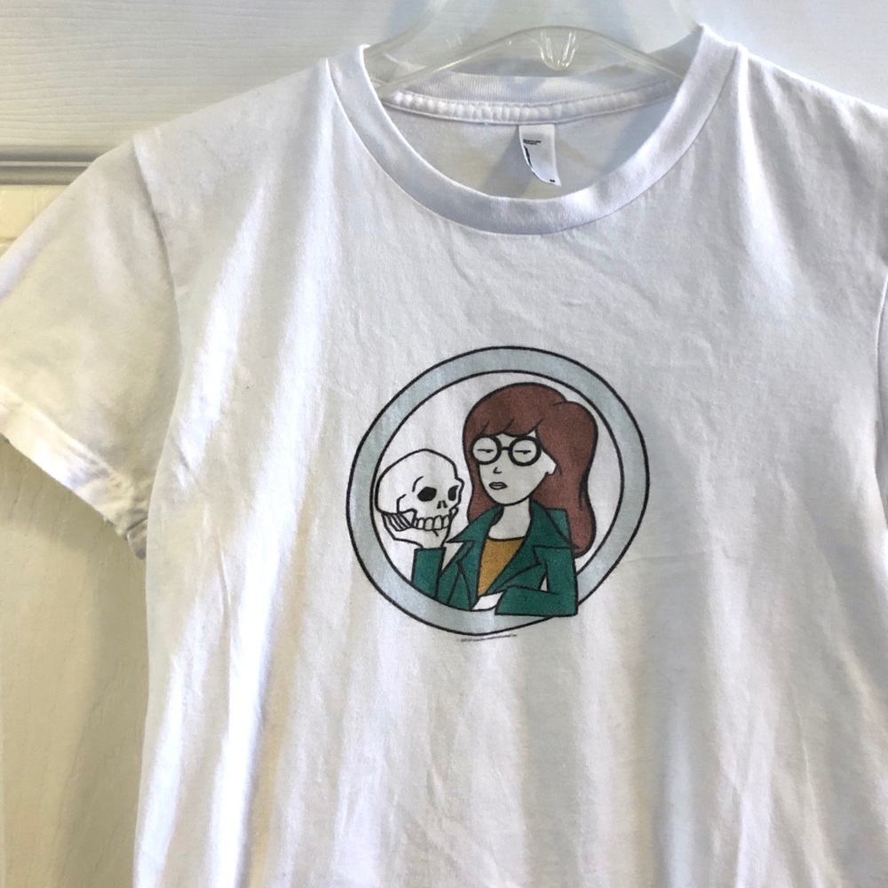White Daria Hamlet Tee